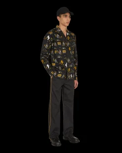 Dickies Shirts^Bettles AOP Shirt Black
