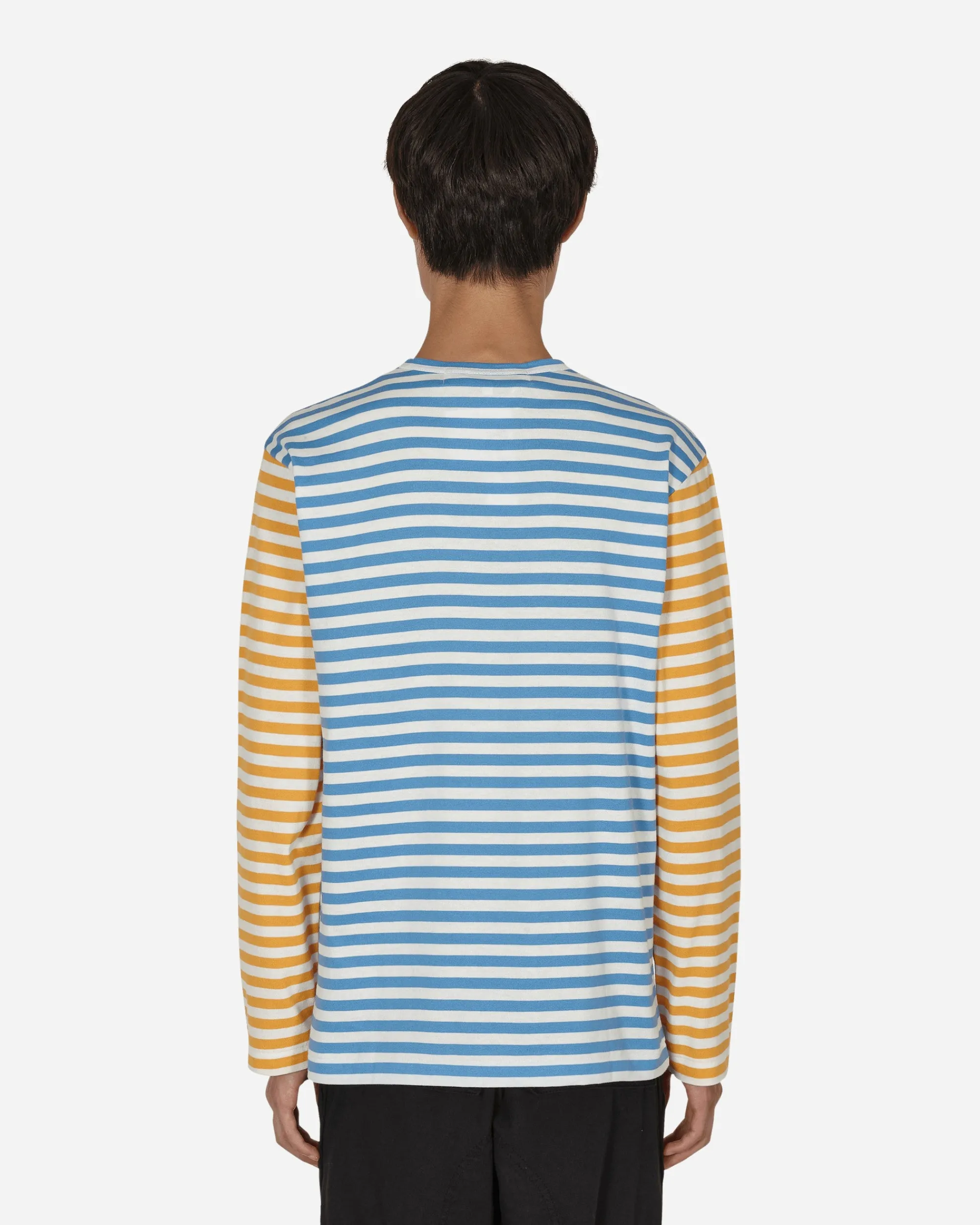 Comme Des Garçons Play T-Shirts^Bi-Color Stripe Longsleeve T-Shirt Blue