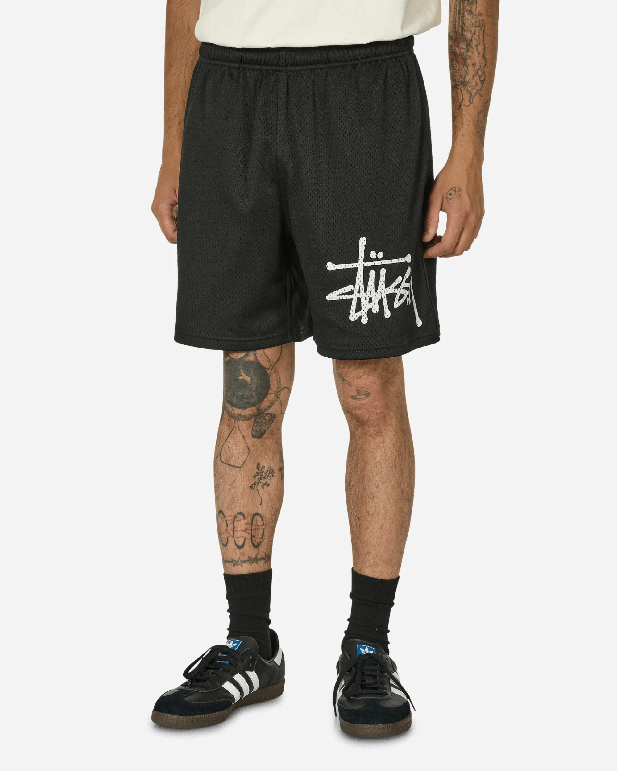 Stüssy Shorts^Big Basic Mesh Shorts Black