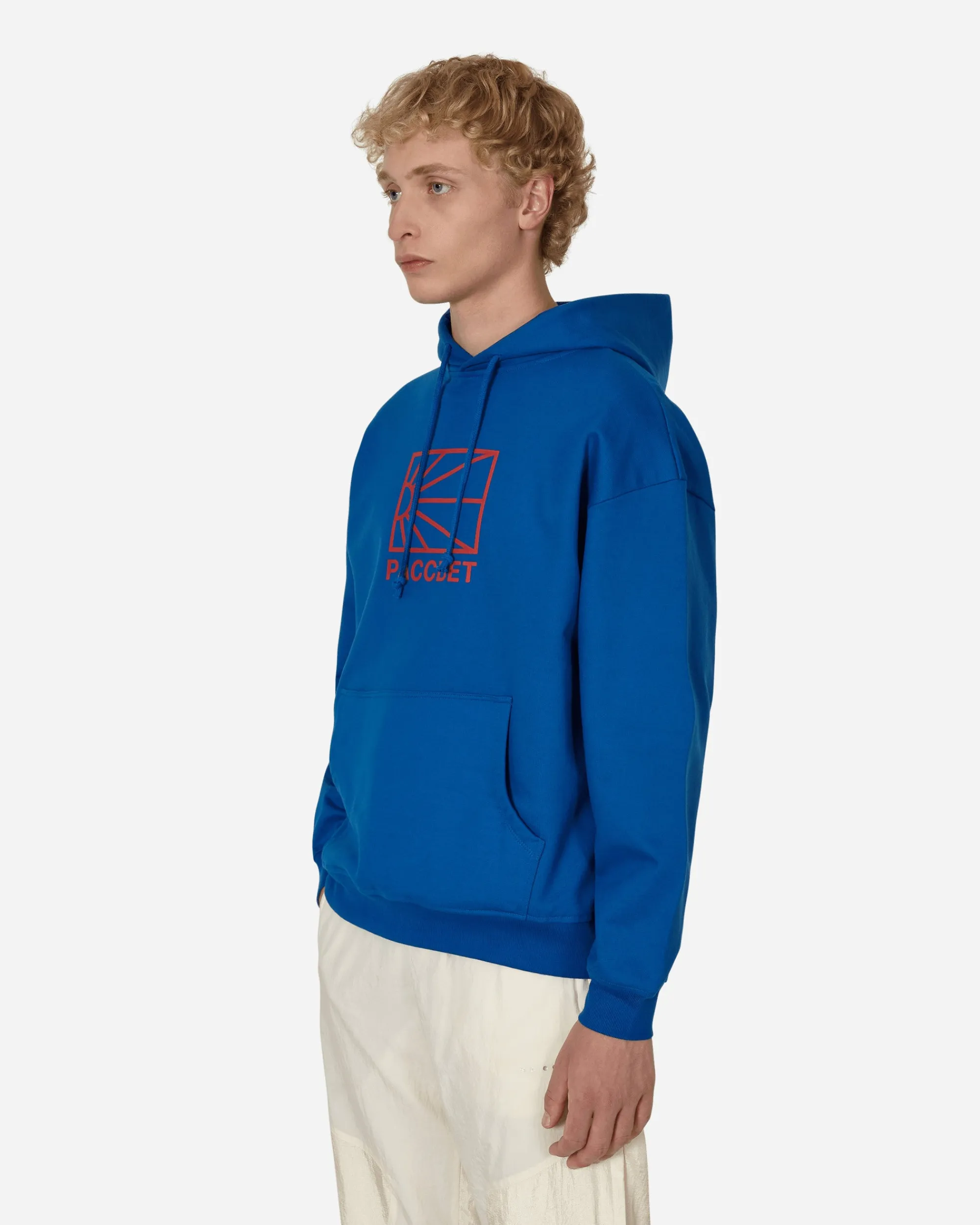 Paccbet Sweatshirts^Big Logo Hooded Sweatshirt Blue