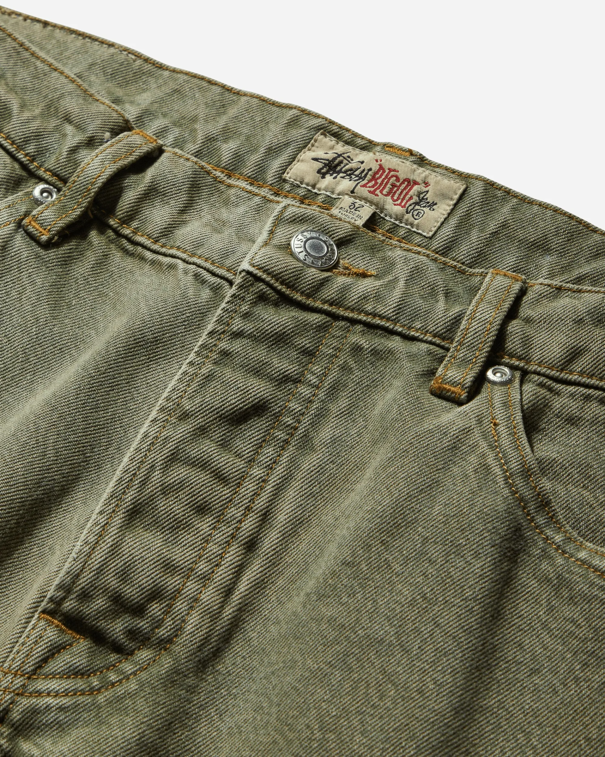 Stüssy Pants^Big Ol' Jeans Faded Army