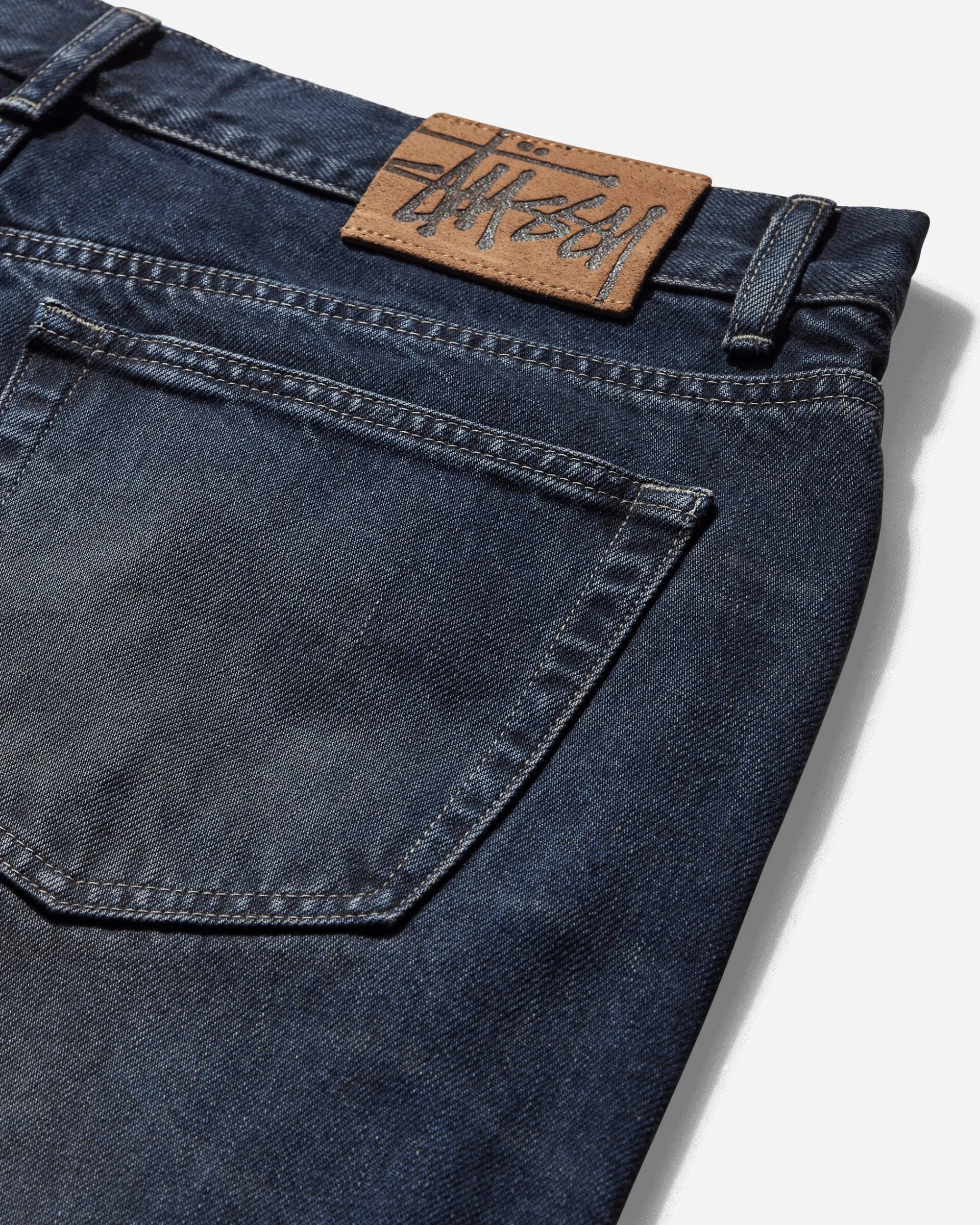 Stüssy Pants^Big Ol' Jeans Vintage Wash Denim Blue