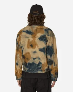 Guess USA Coats And Jackets^Bleached Denim Trucker Jacket Acid Savas Wash