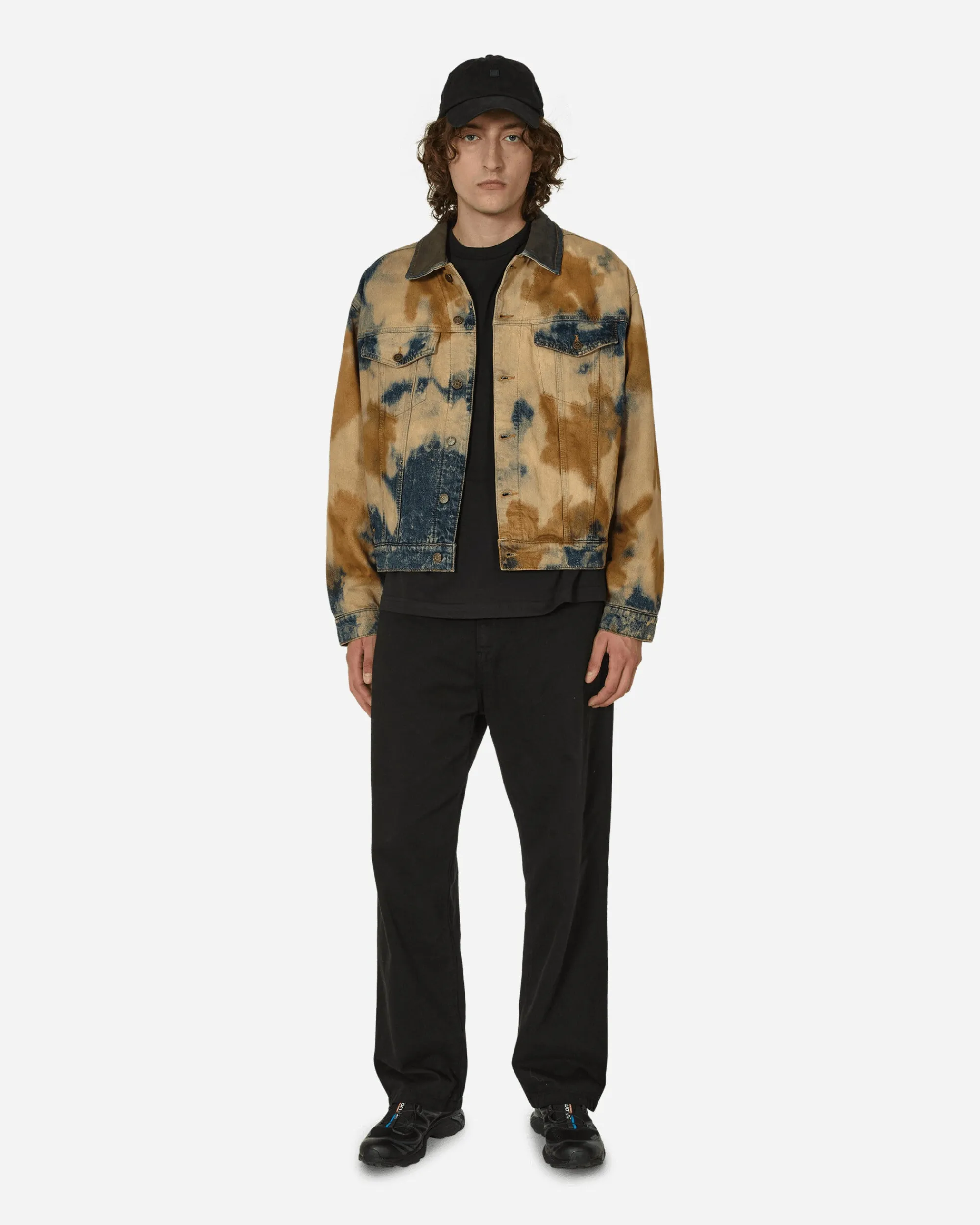 Guess USA Coats And Jackets^Bleached Denim Trucker Jacket Acid Savas Wash