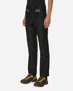 GR10K Pants^Block Fustian Raised Pants Black