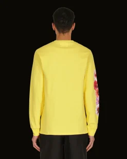 Awake NY T-Shirts^Bloom Logo Longsleeve T-Shirt Yellow