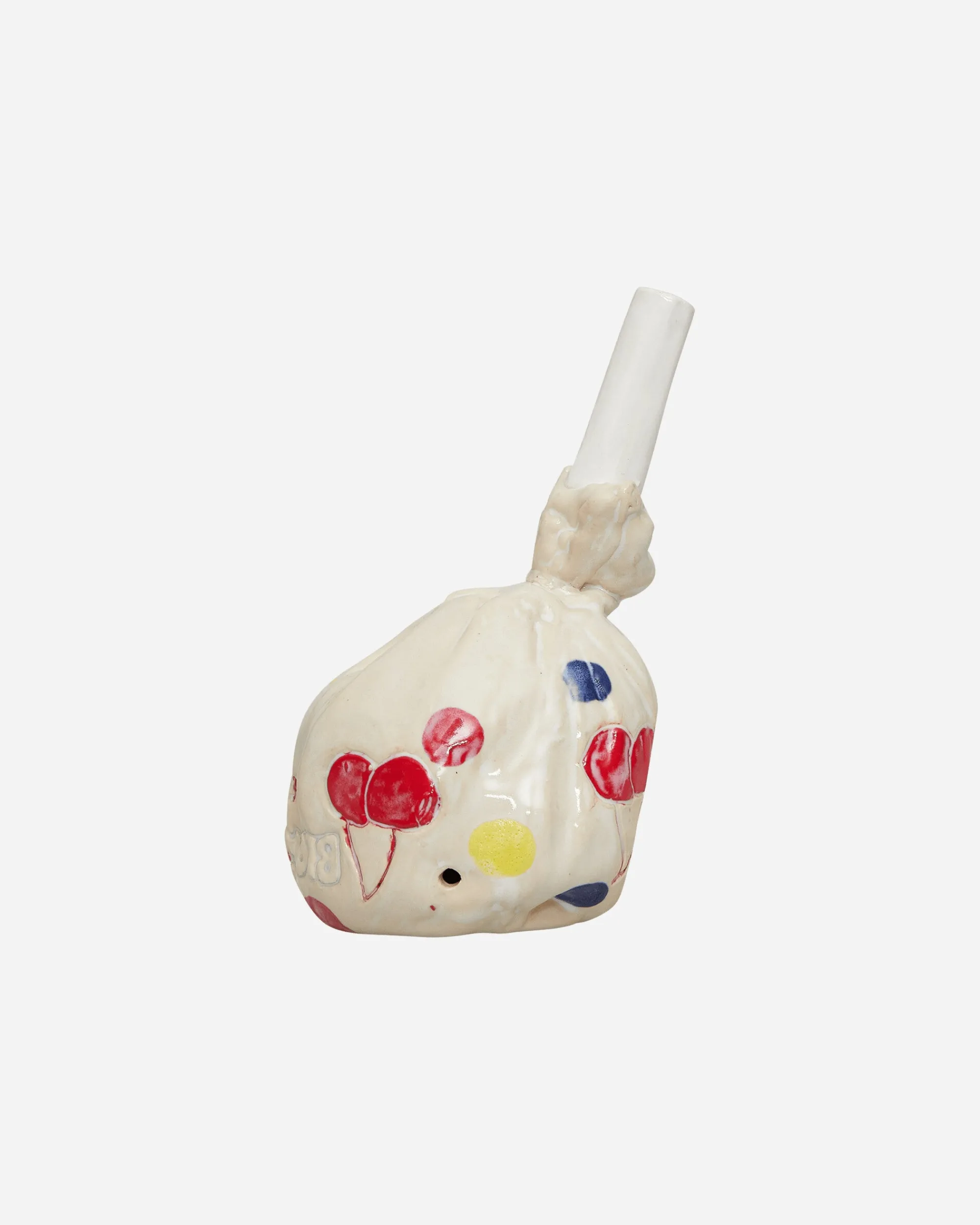 Big Bell Ceramics High Times^Blow Pot Pipe White