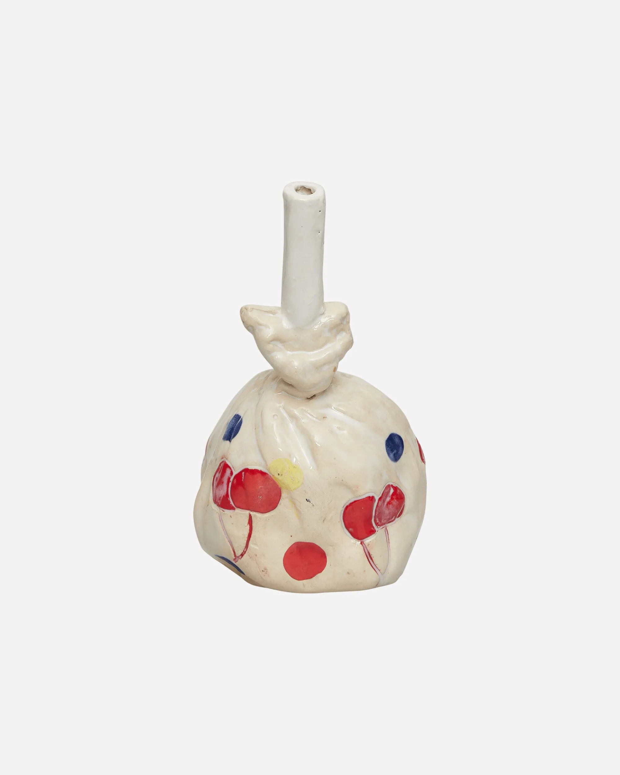 Big Bell Ceramics High Times^Blow Pot Pipe White