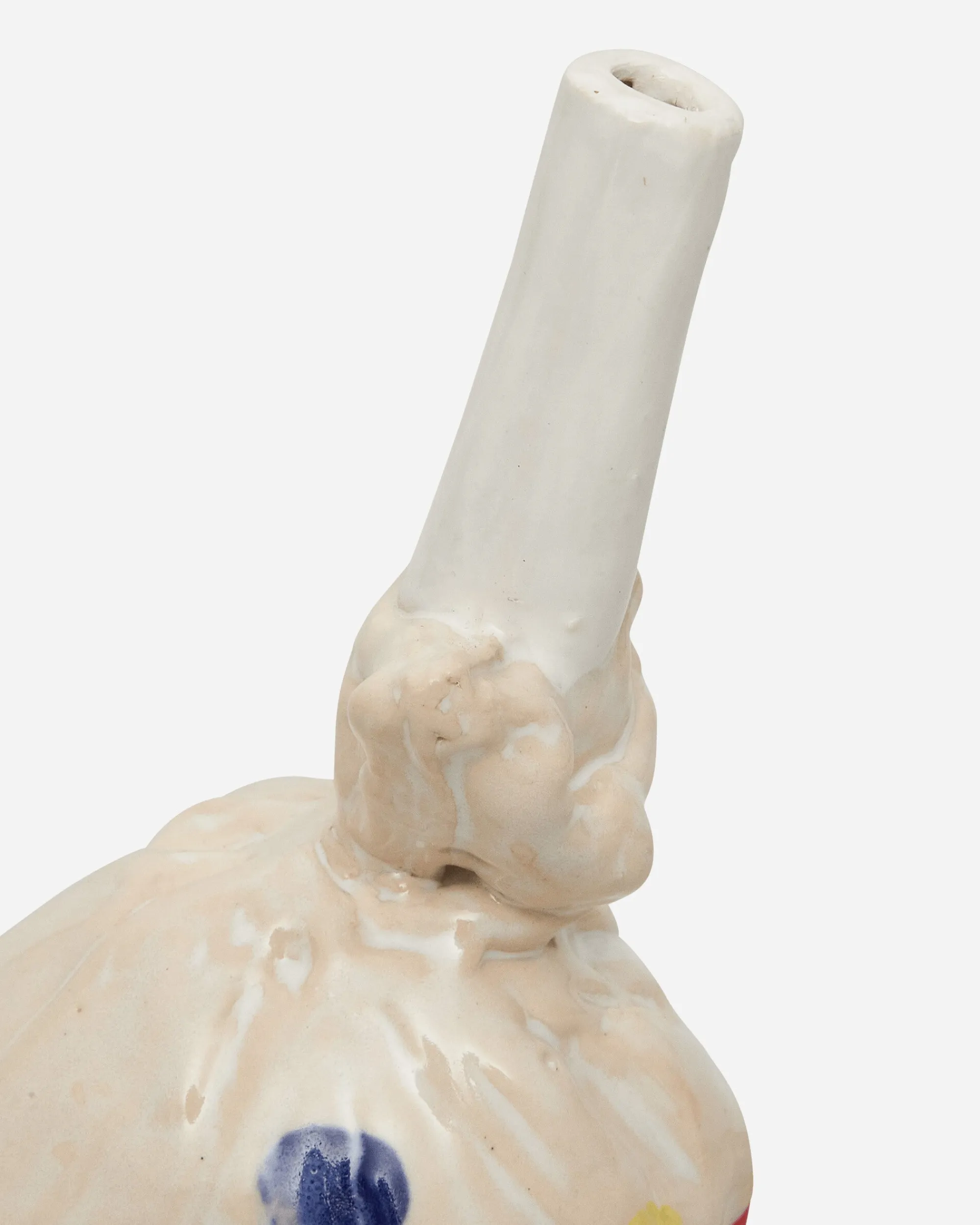 Big Bell Ceramics High Times^Blow Pot Pipe White