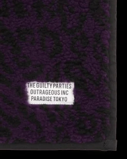 WACKO MARIA Textile^Boa Rag Mat Purple