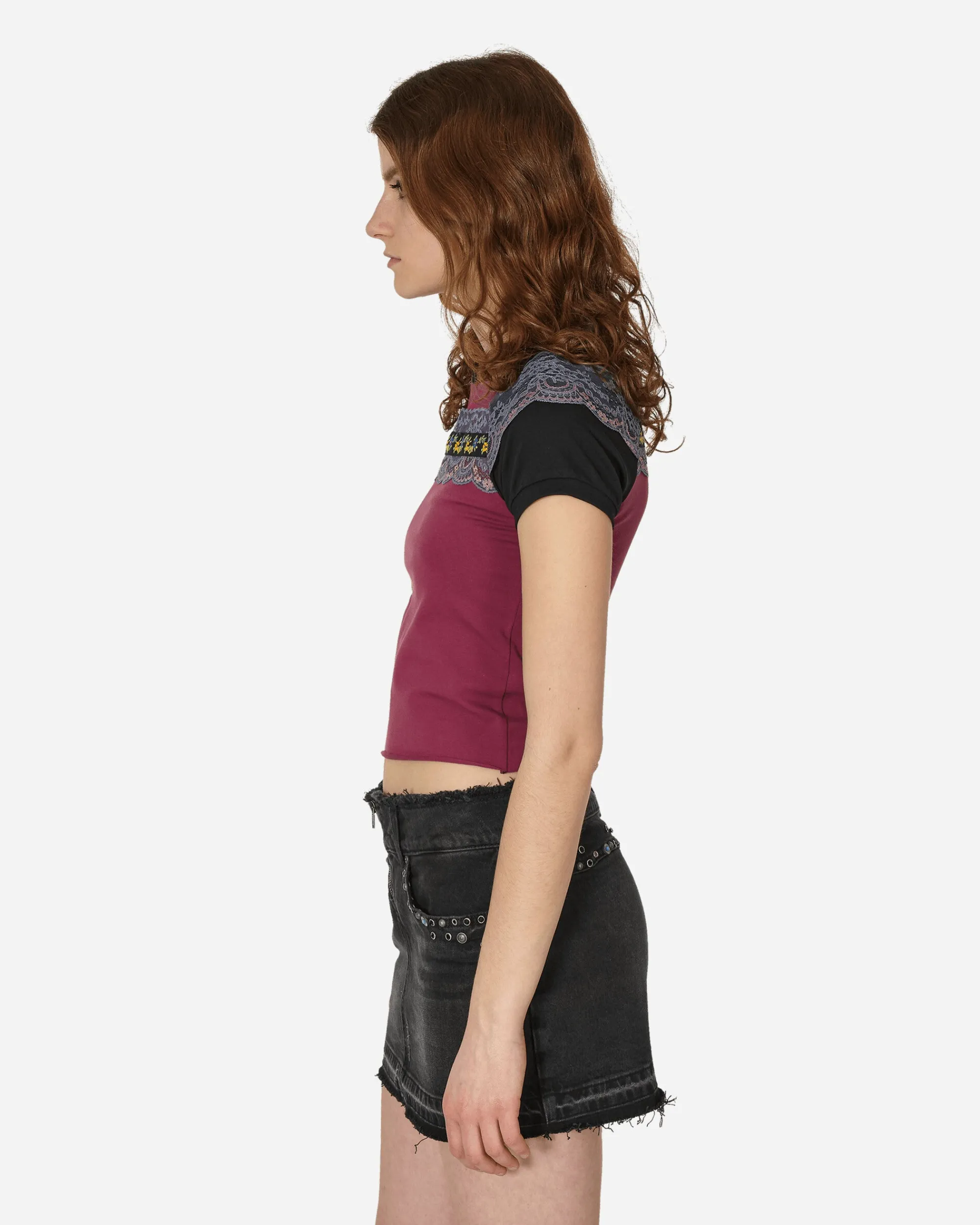 Cormio T-Shirts^Boah 2.0 Raglan T-Shirt Prune / Black