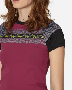 Cormio T-Shirts^Boah 2.0 Raglan T-Shirt Prune / Black