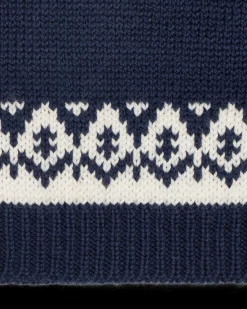 Bode Hats|Hats^Bobble Beanie Navy