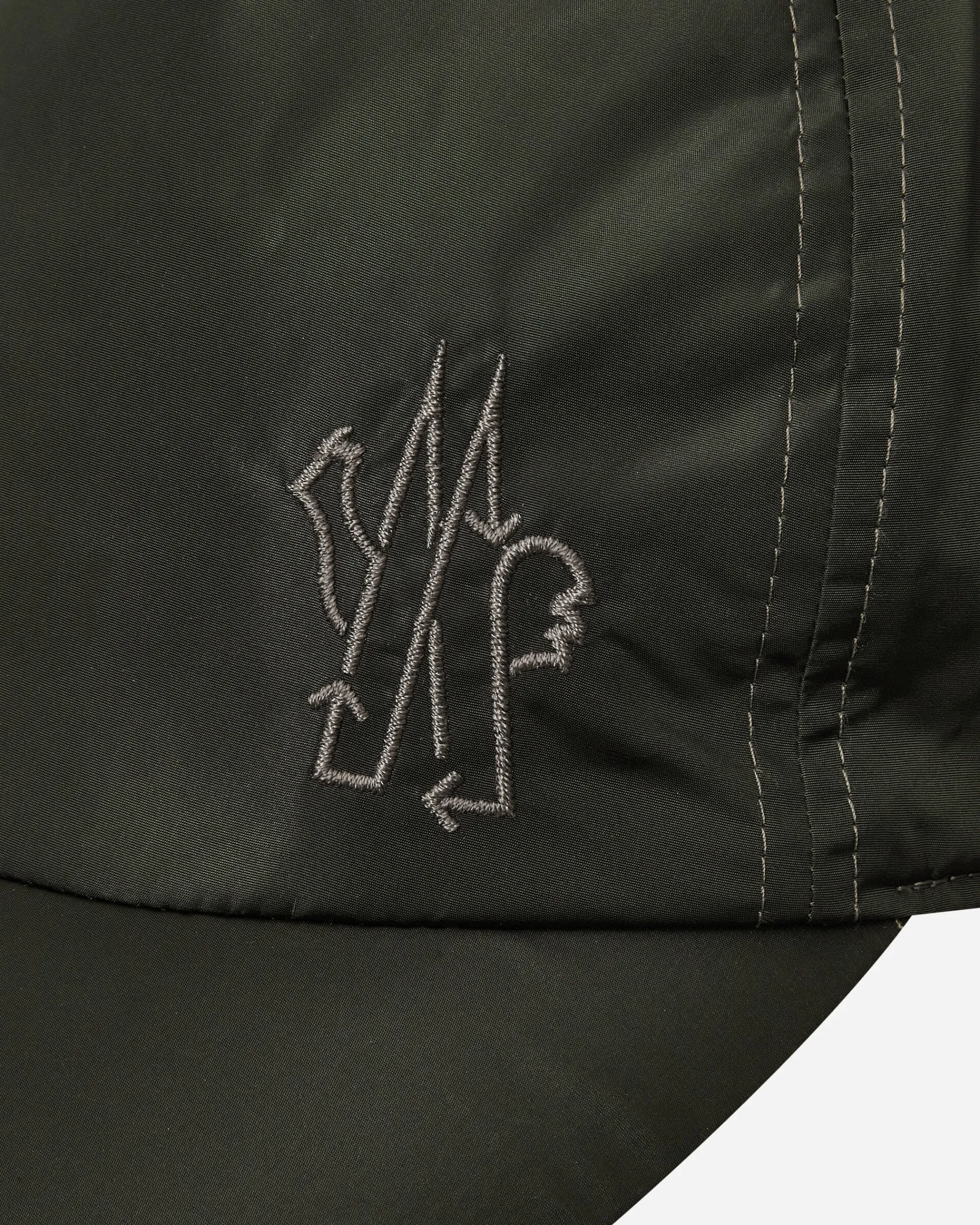 Moncler Hats|Hats^Born To Protect Embroidered Logo Baseball Cap Green
