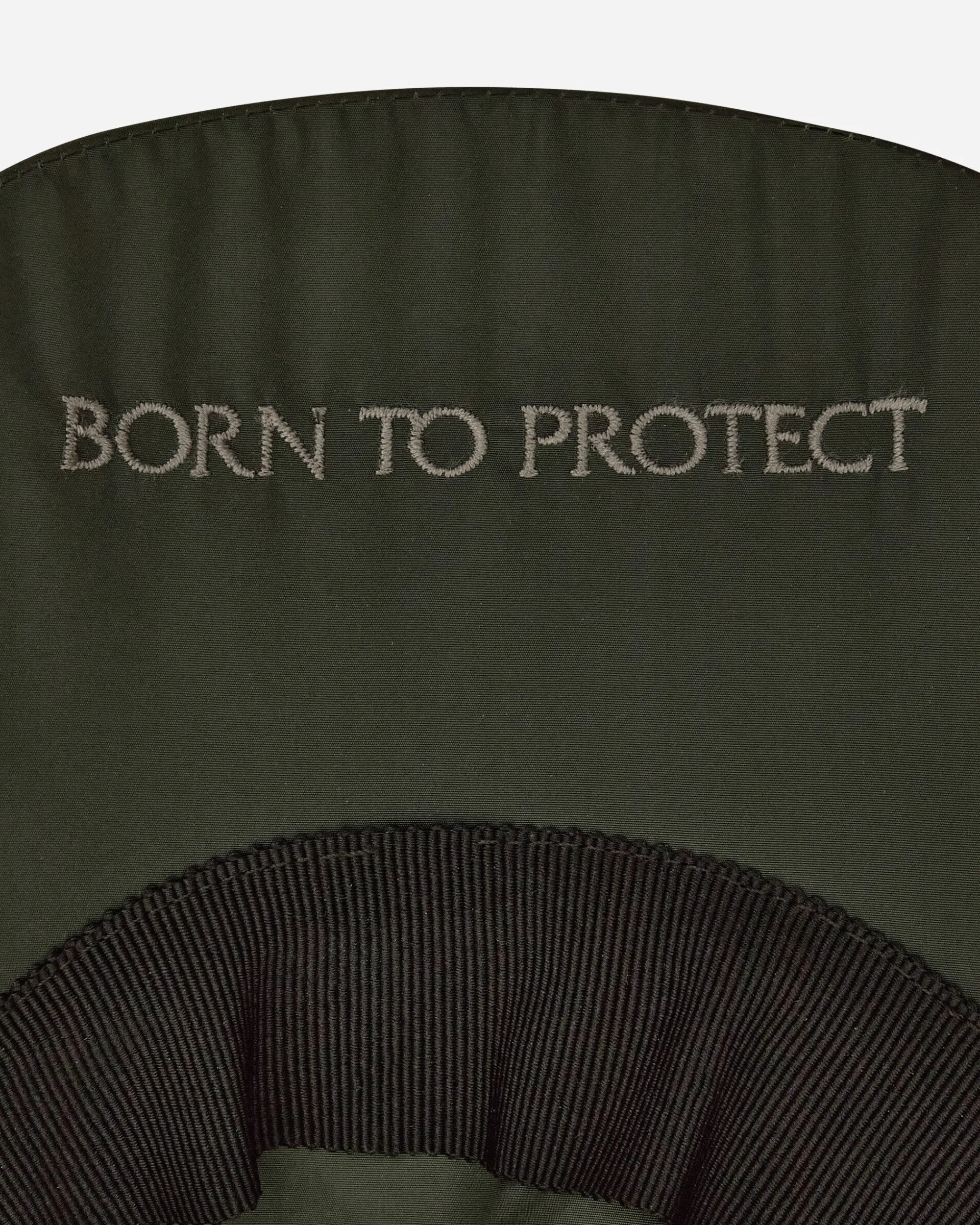 Moncler Hats|Hats^Born To Protect Embroidered Logo Baseball Cap Green