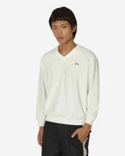 Bode Sweatshirts^Boston Terry Pullover White