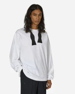 Random Identities T-Shirts^Bow Tie Longsleeve T-Shirt White