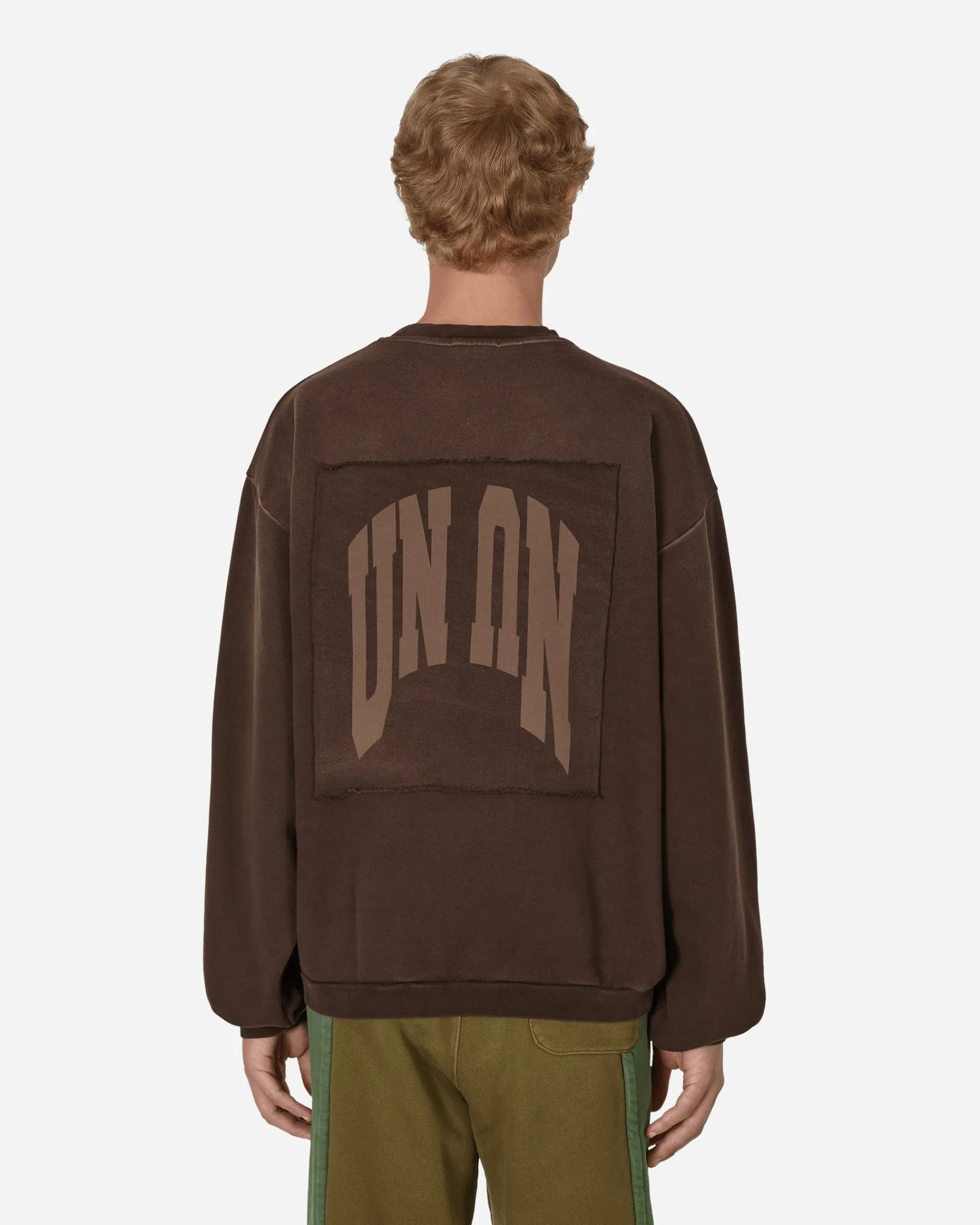 Slam Jam Sweatshirts^Boxy Crewneck Sweatshirt Brown