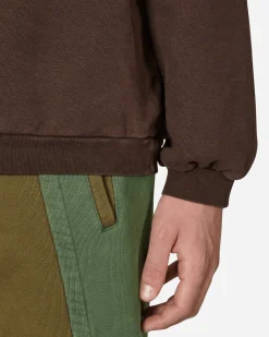 Slam Jam Sweatshirts^Boxy Crewneck Sweatshirt Brown