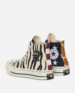 Converse Sneakers·High|Sneakers^Brain Dead Chuck 70 Sneakers Egret / Black / Multi