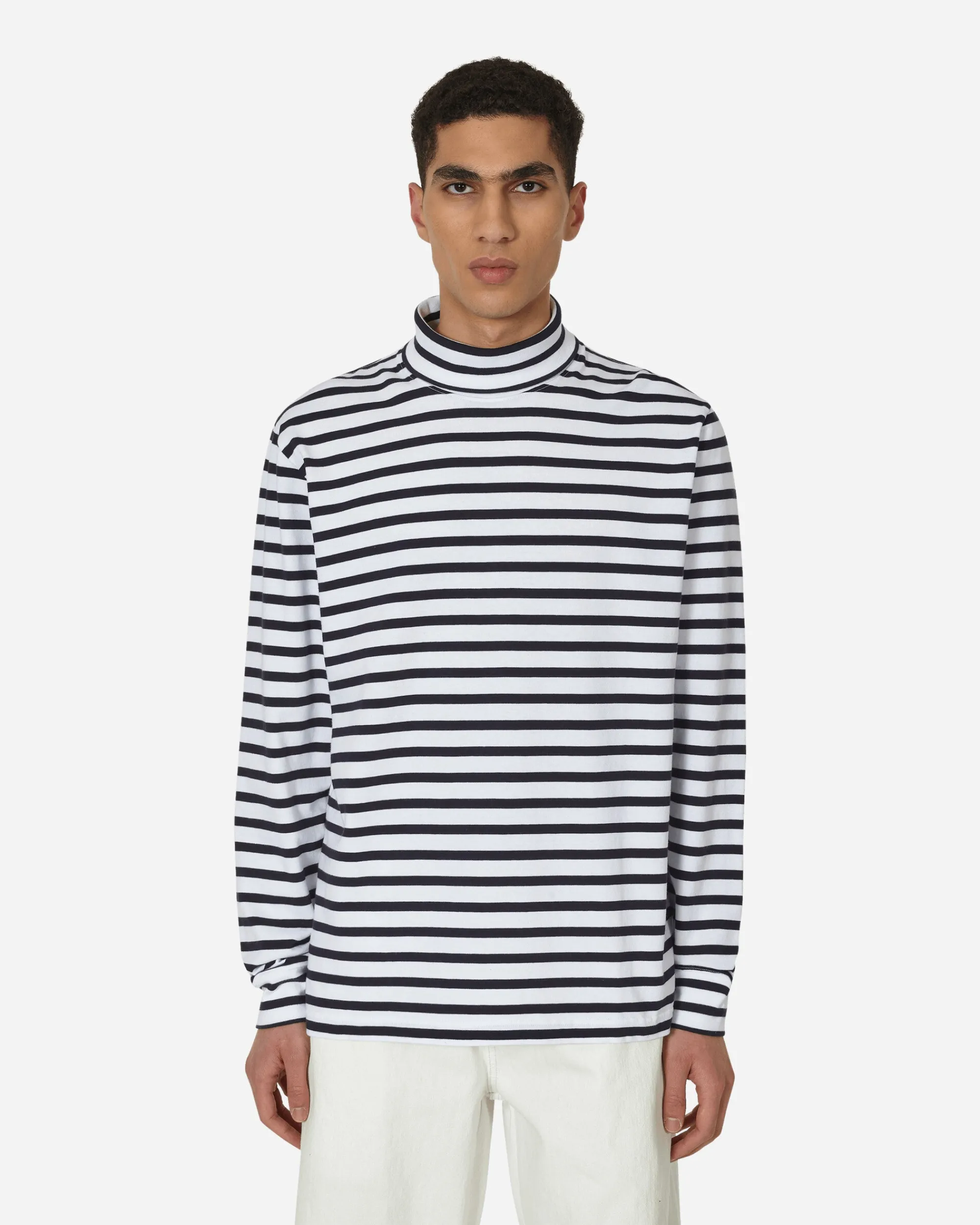 Noah T-Shirts^Breton Stripe Turtleneck Navy / White