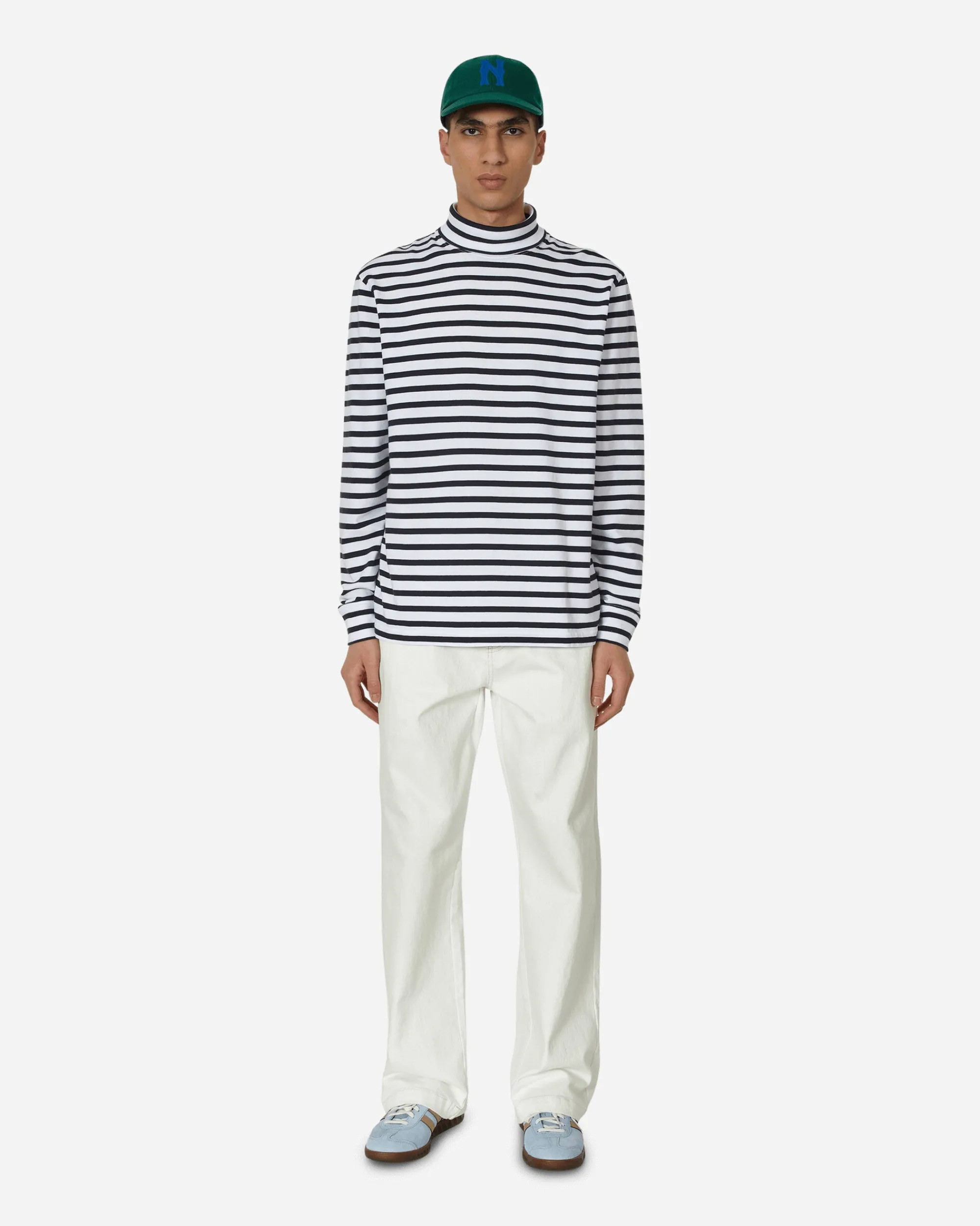 Noah T-Shirts^Breton Stripe Turtleneck Navy / White