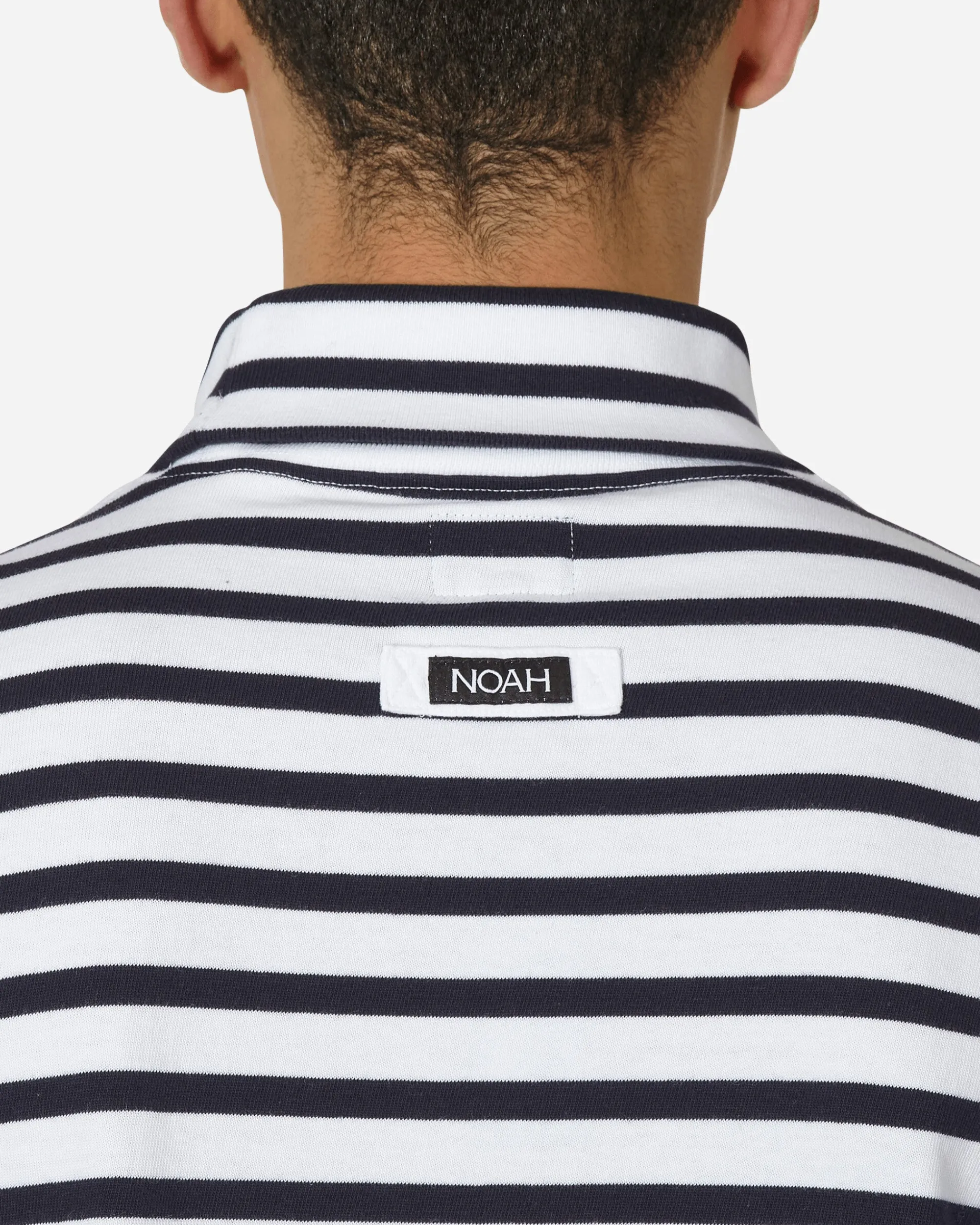 Noah T-Shirts^Breton Stripe Turtleneck Navy / White