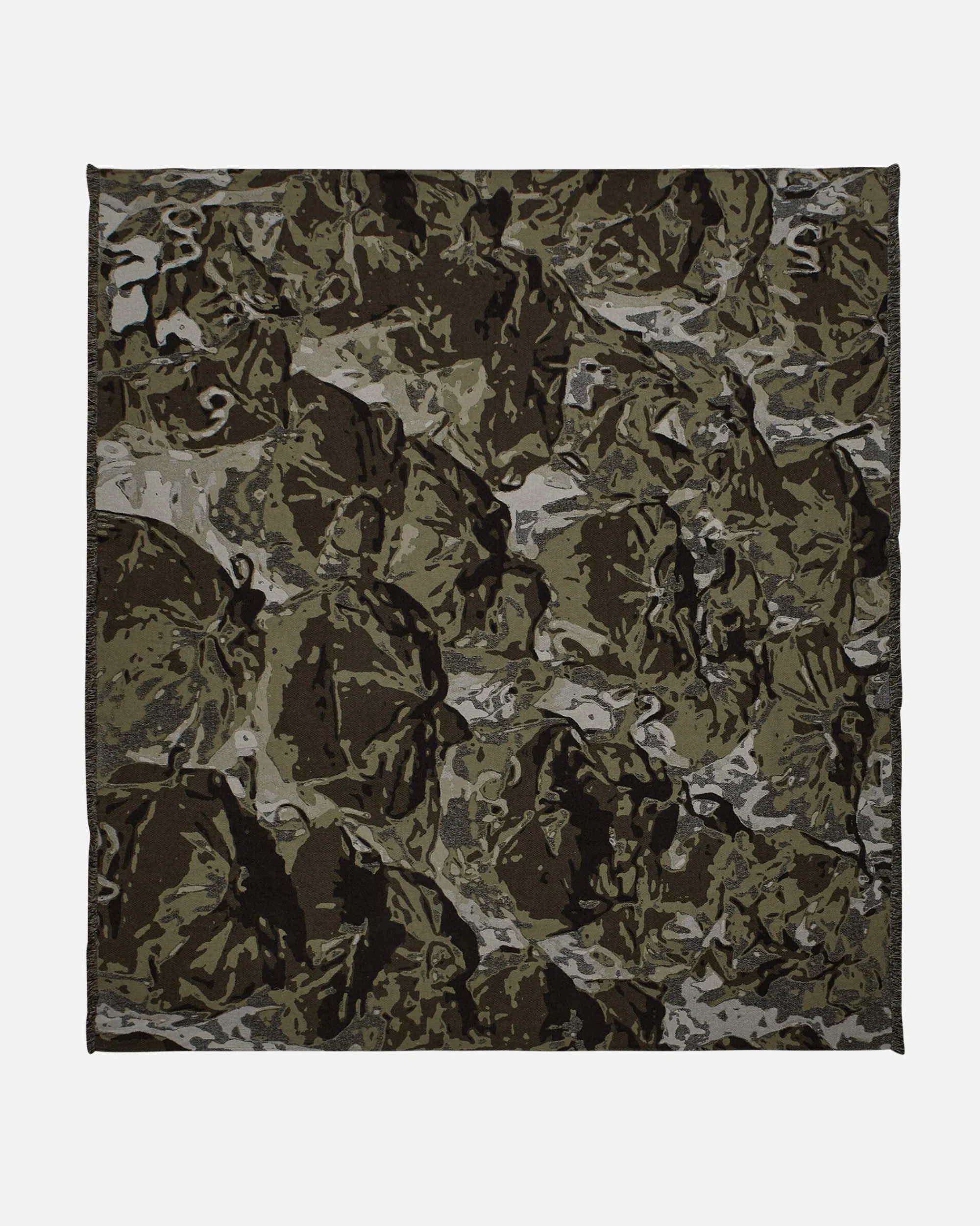 Serapis Textile^Brown Bags Jacquard Throw Multicolor