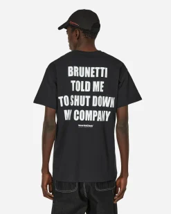 Youth Club T-Shirts^Brunetti T-Shirt Black