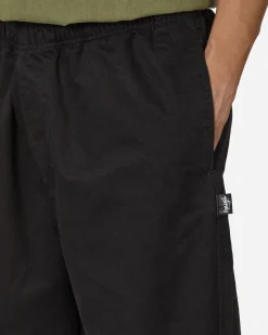 Stüssy Pants^Brushed Beach Pants Black