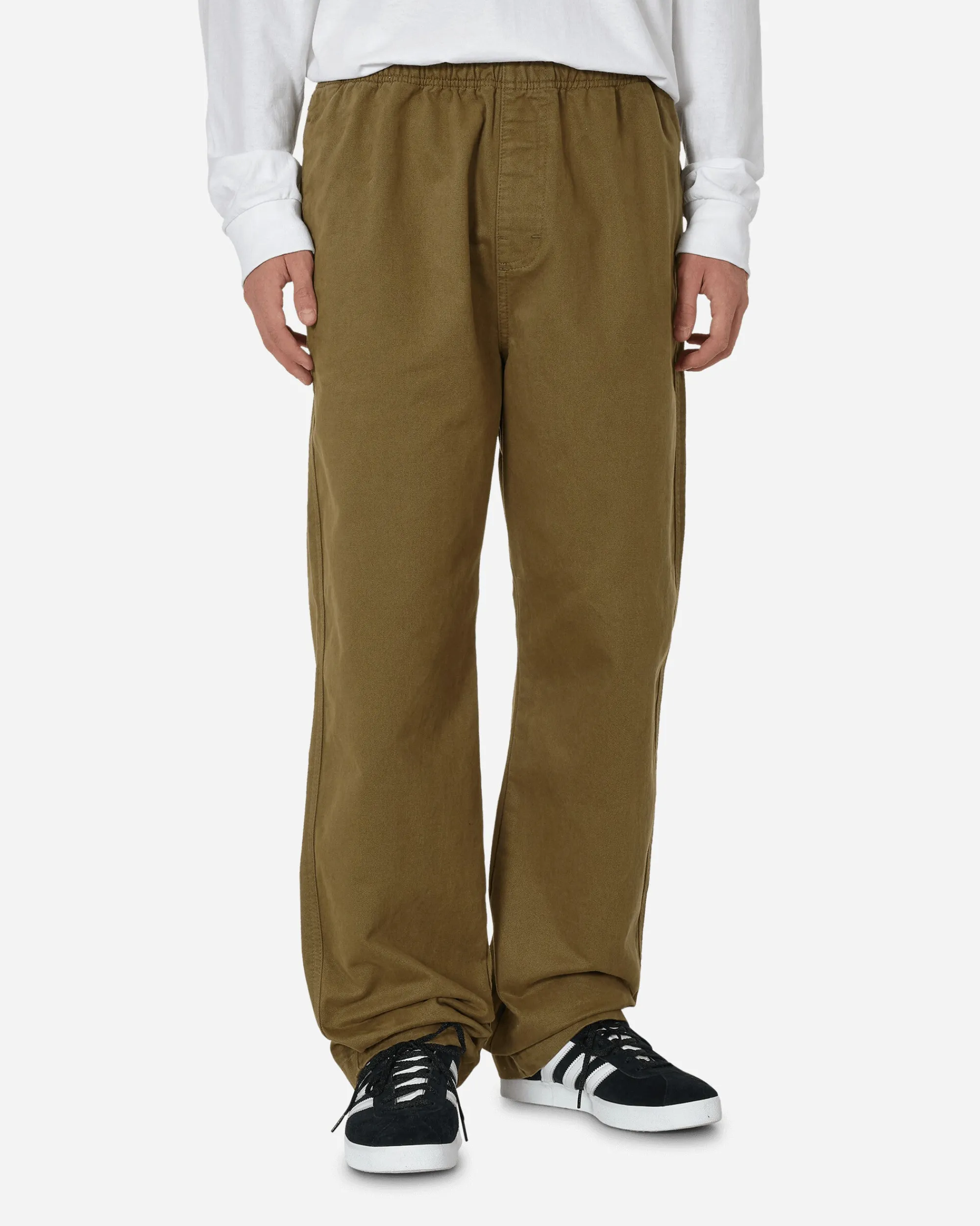 Stüssy Pants^Brushed Beach Pants Olive
