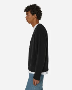 Stüssy Knitwear^Brushed Cardigan Black