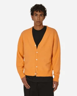 Stüssy Knitwear^Brushed Cardigan Peach