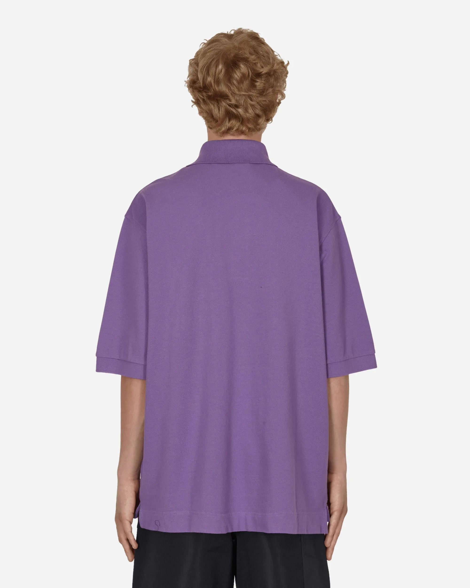 Acne Studios T-Shirts^Bubble Logo Polo T-Shirt Purple
