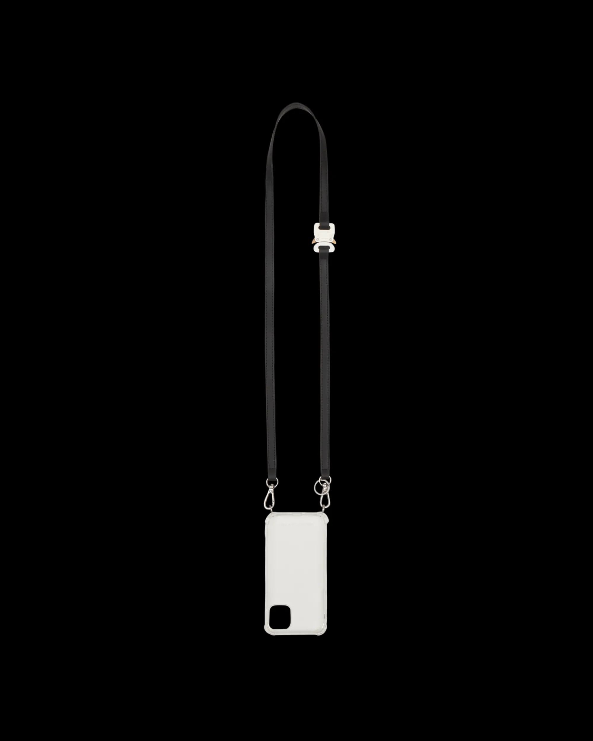 1017 ALYX 9SM Tech And Audio^Buckle Leather Strap iPhone 12 Case Multicolor