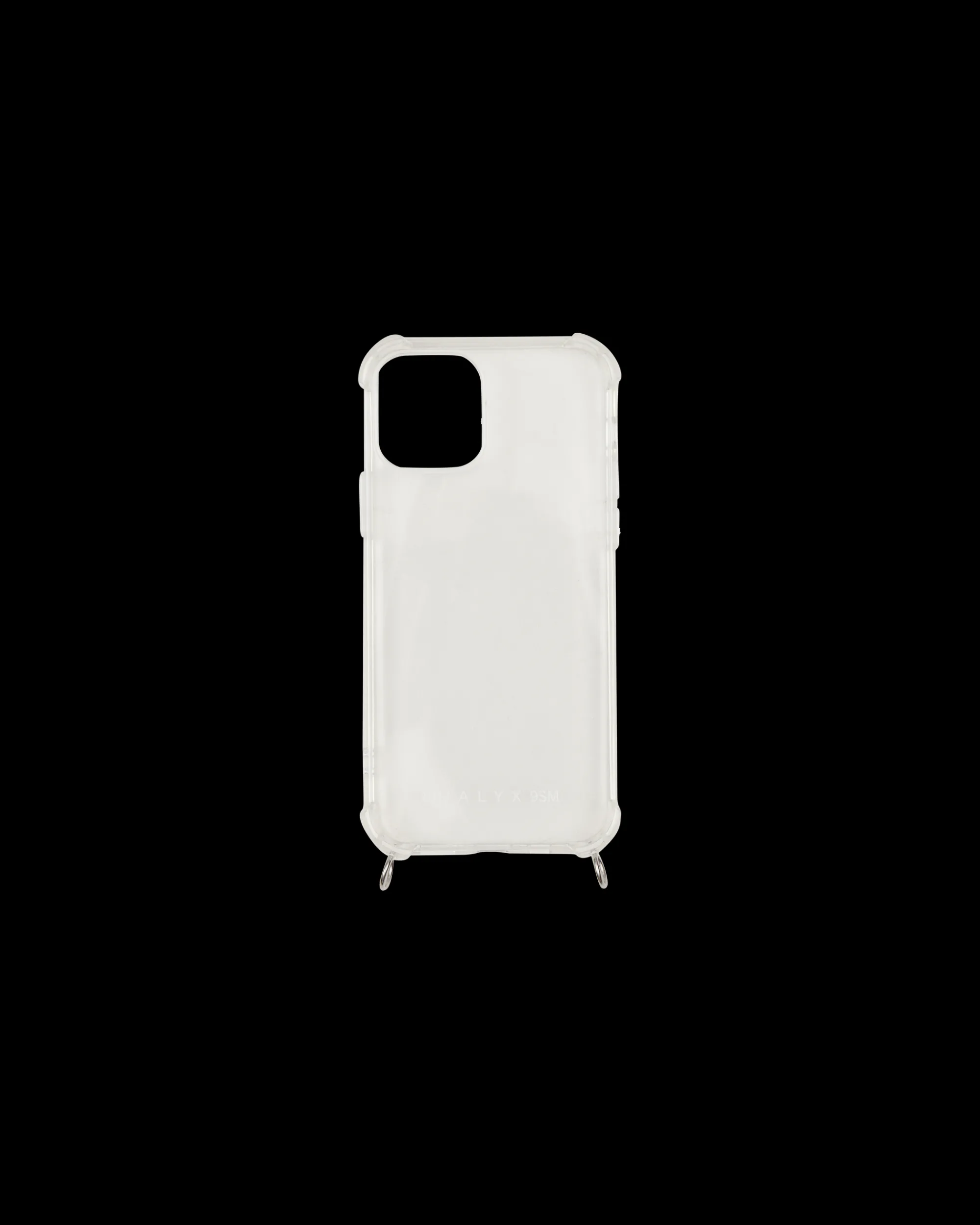 1017 ALYX 9SM Tech And Audio^Buckle Leather Strap iPhone 12 Case Multicolor