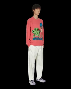 Brain Dead Knitwear^Buddies Sweater Pink