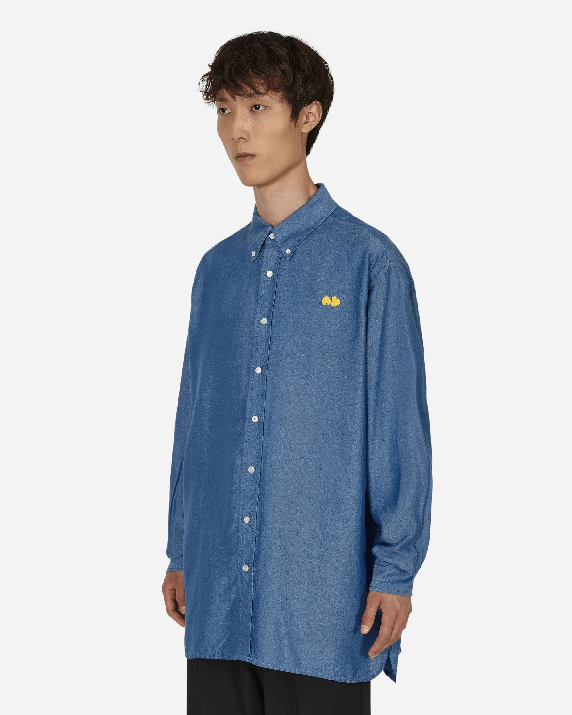 Acne Studios Shirts^Button-Up Longsleeve Shirt Blue