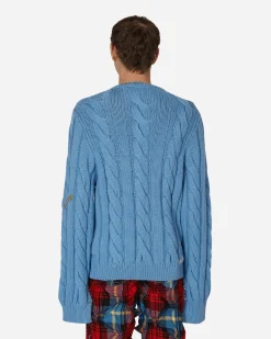 Marni Knitwear^Cable-Knit Sweater Blue