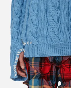 Marni Knitwear^Cable-Knit Sweater Blue