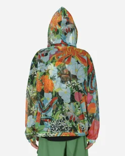 Sky High Farm Sweatshirts^Camo Print Mesh Pullover Hoodie Multicolor
