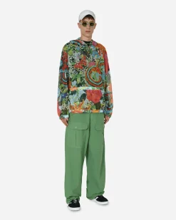 Sky High Farm Sweatshirts^Camo Print Mesh Pullover Hoodie Multicolor
