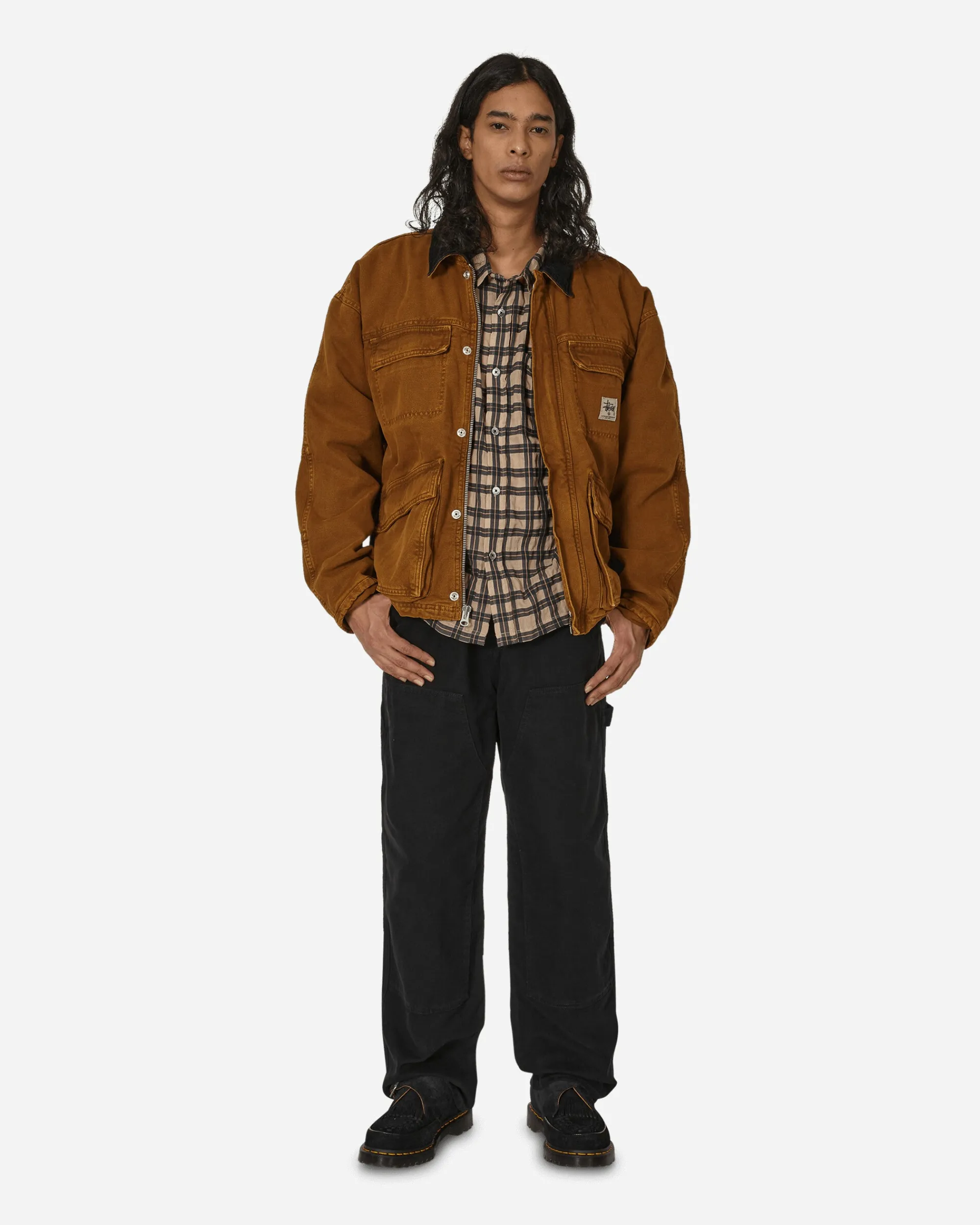 Stüssy Pants^Canvas Work Pants Black