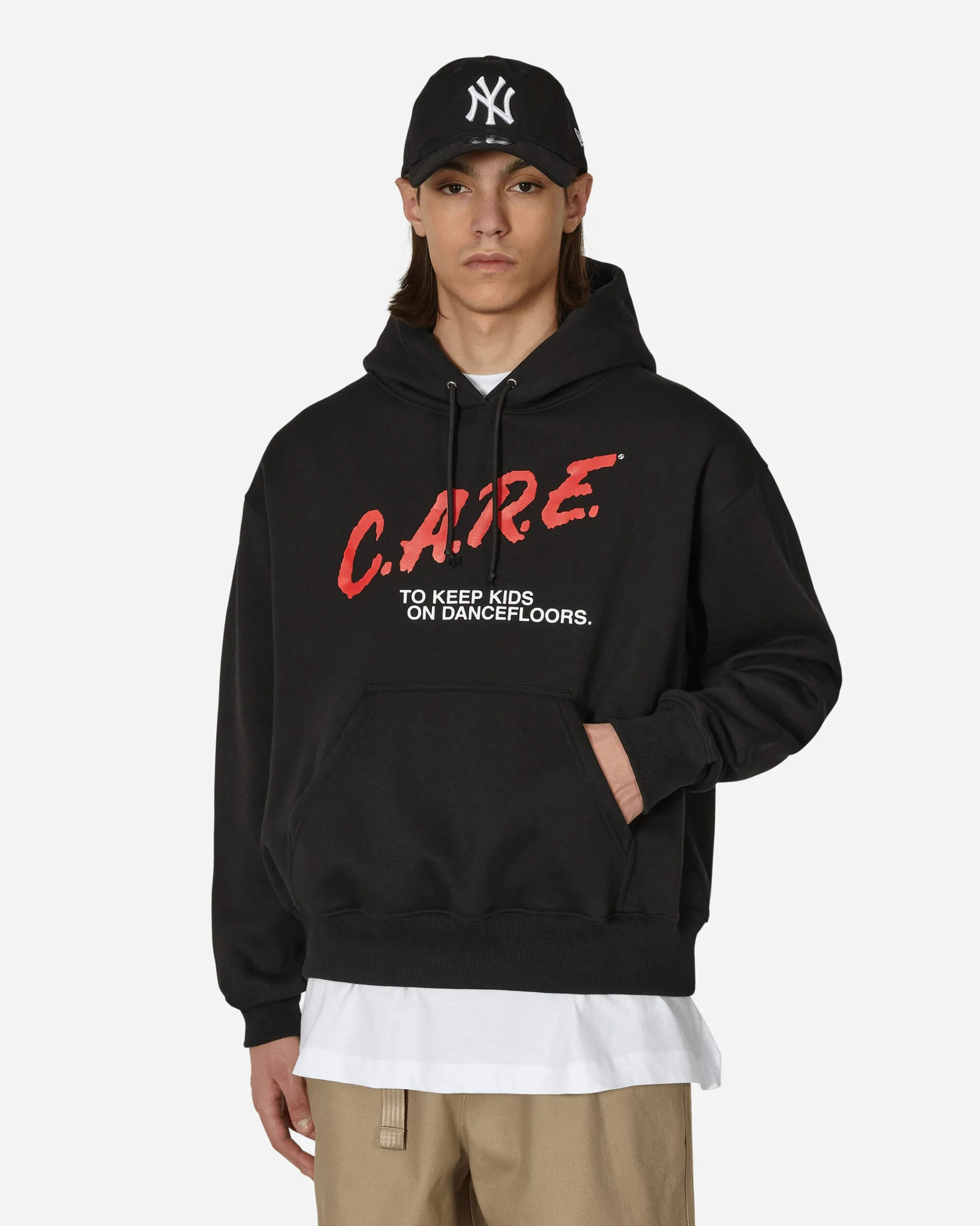 The Salvages Sweatshirts^C.A.R.E. Hooded Sweatshirt Black
