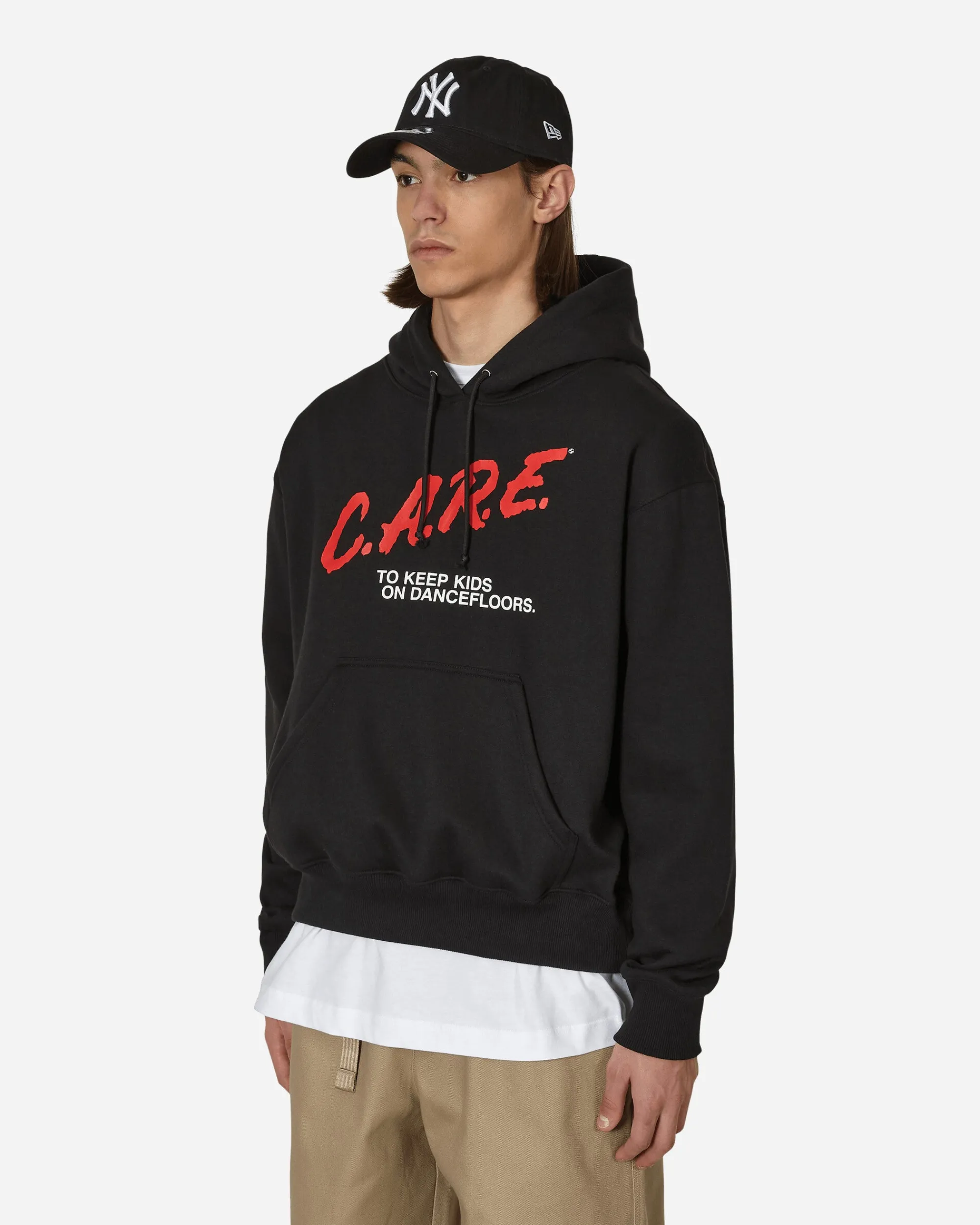 The Salvages Sweatshirts^C.A.R.E. Hooded Sweatshirt Black