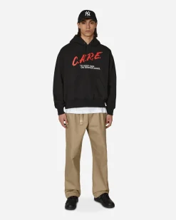 The Salvages Sweatshirts^C.A.R.E. Hooded Sweatshirt Black