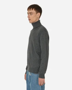 Maison Margiela Knitwear^Cashmere Turtleneck Sweater Medium Grey