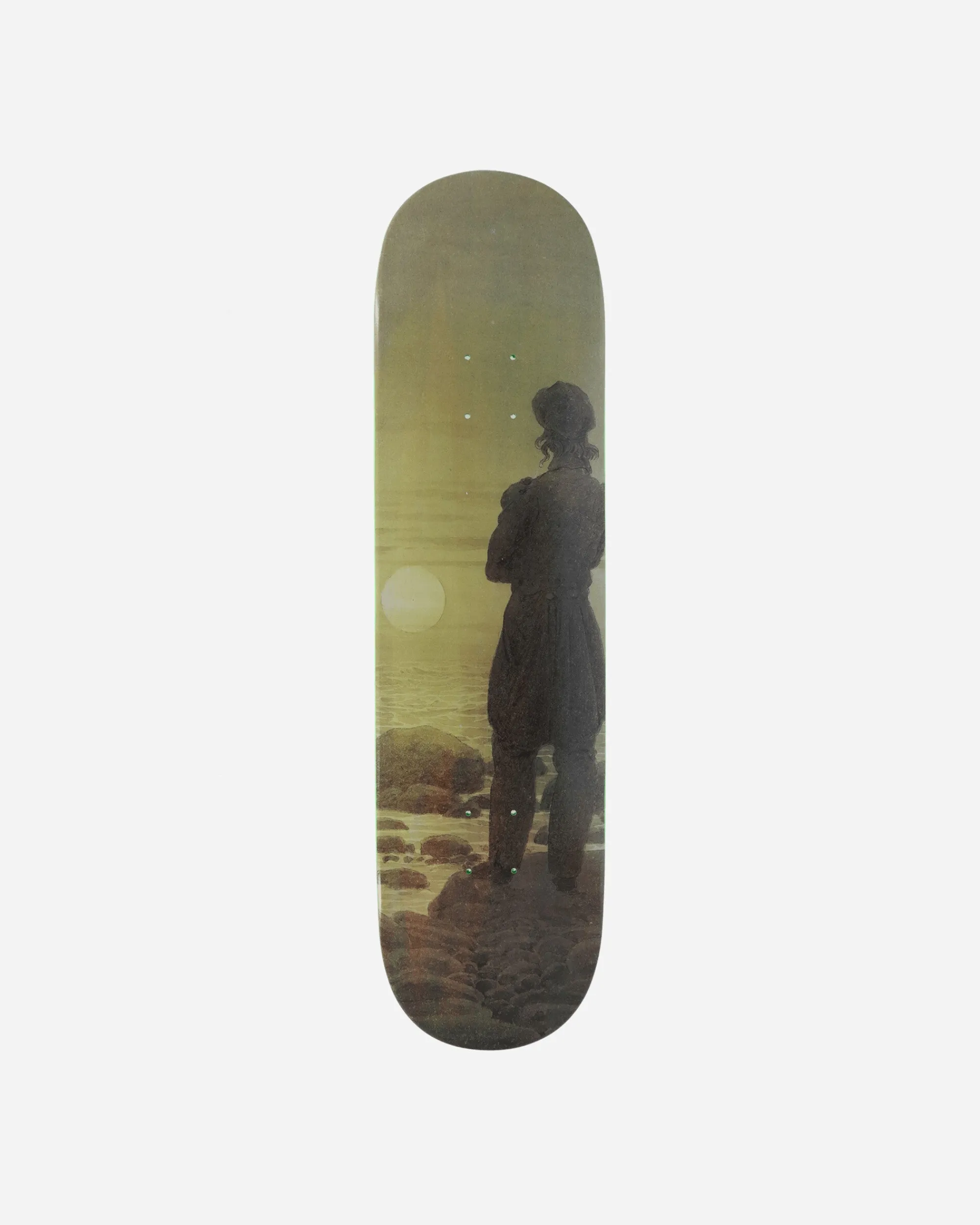 Paccbet Skateboarding^Caspar David Friedrich 8.5 Deck Green