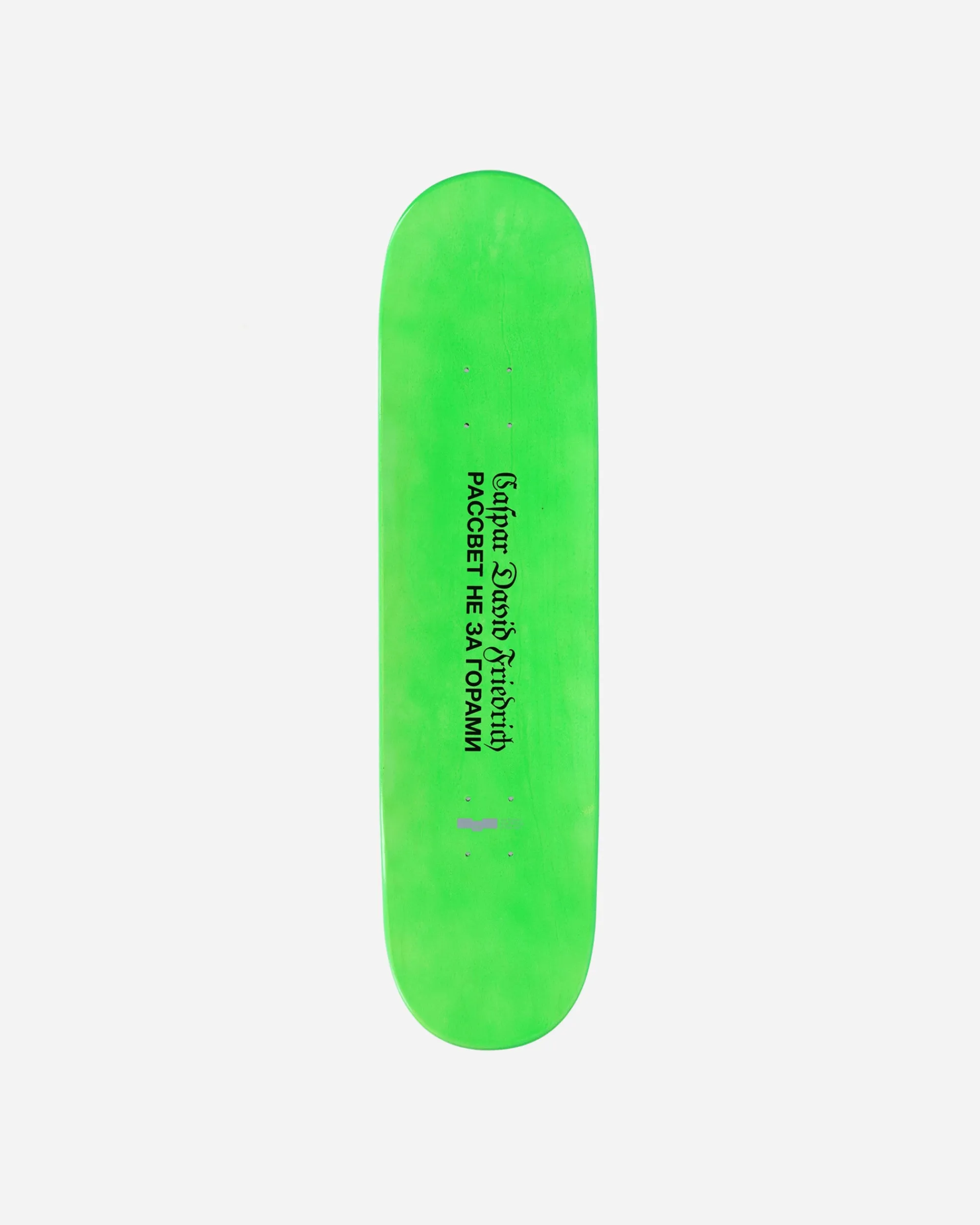 Paccbet Skateboarding^Caspar David Friedrich 8.5 Deck Green