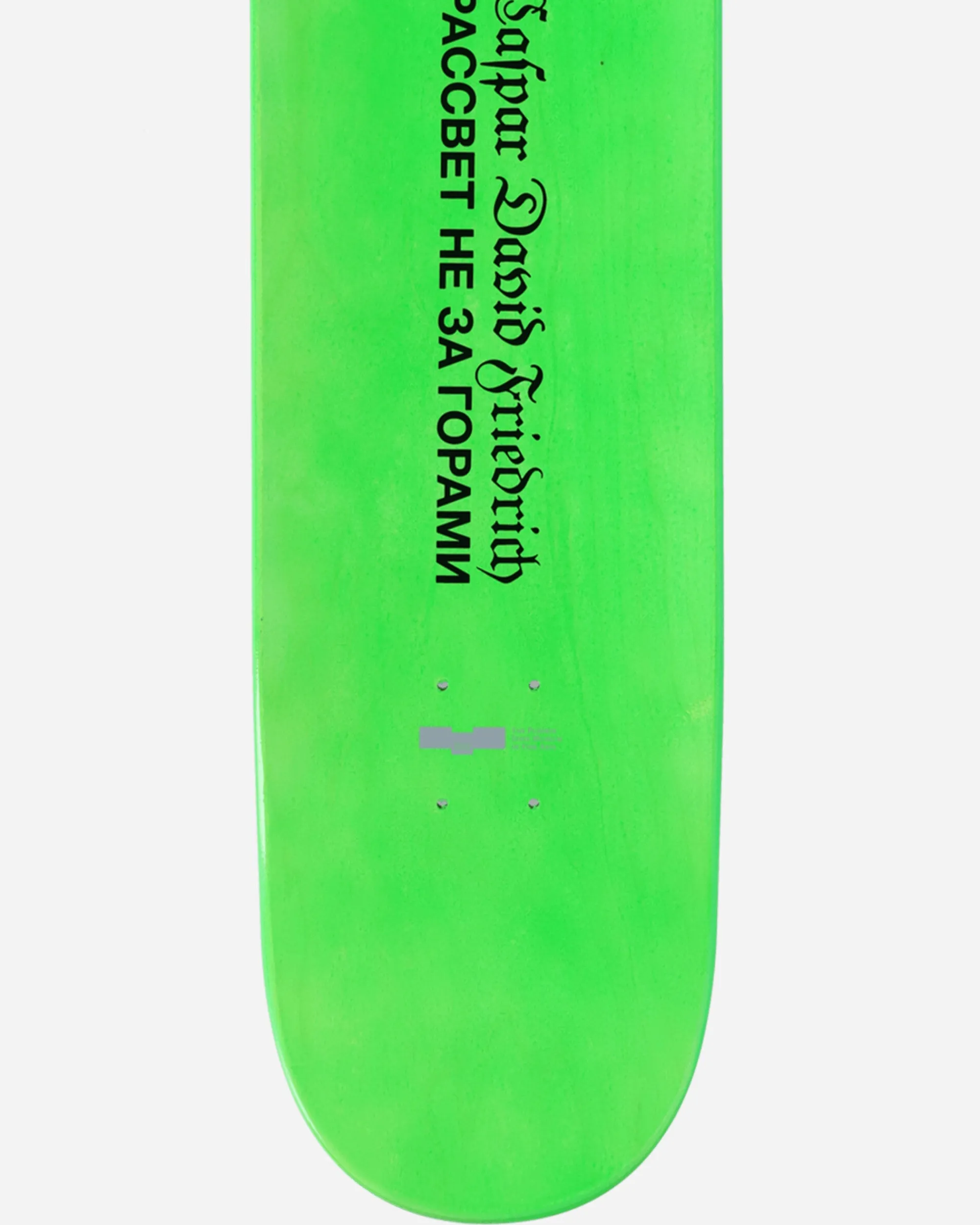 Paccbet Skateboarding^Caspar David Friedrich 8.5 Deck Green